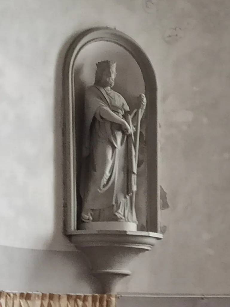 Statue Le Roi David de l'Église Saint-Philbert à Noirmoutier-en-l'Île